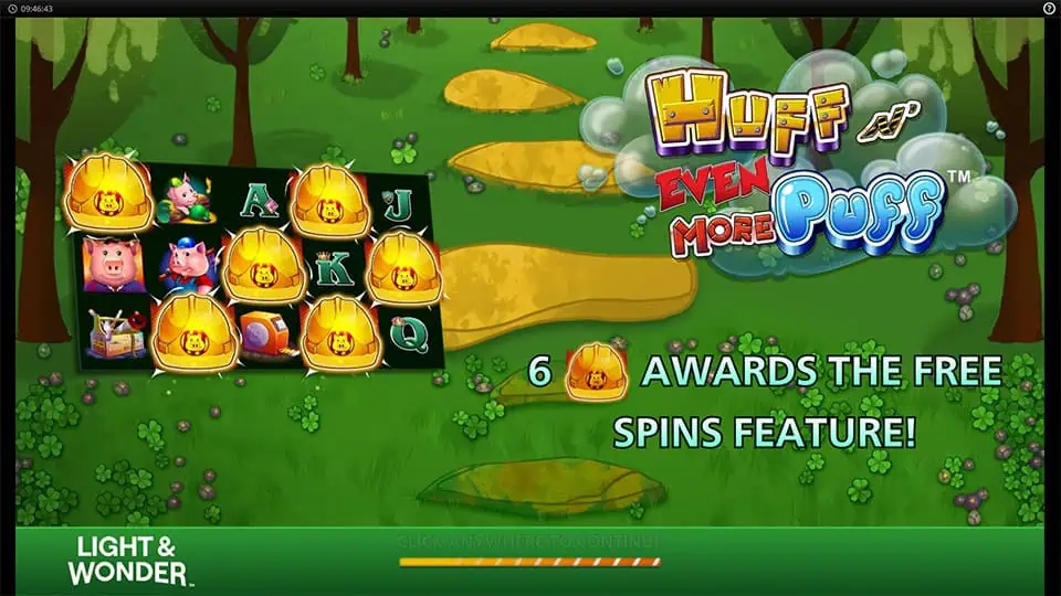 Huff N Even More Puff slot features