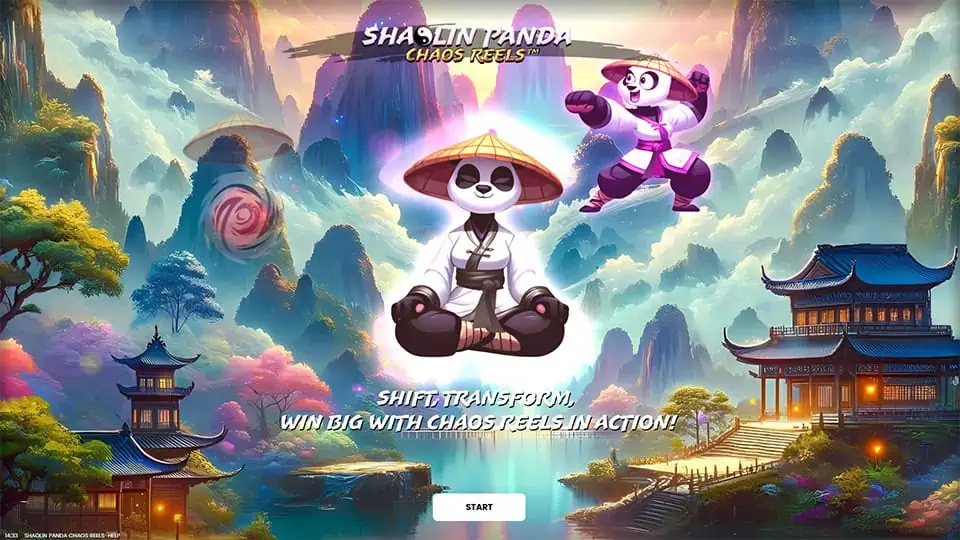 Shaolin Panda Chaos Reels slot features