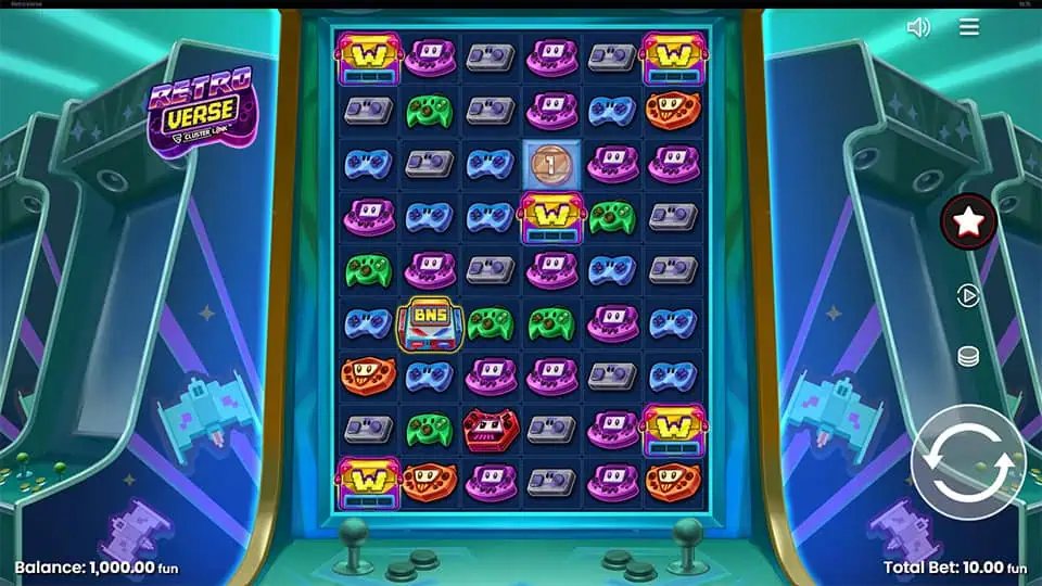 Retroverse slot game preview