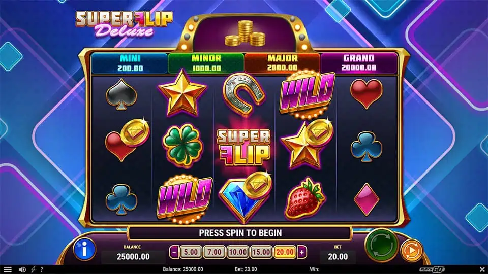 Reels filled with strawberries, clovers, hearts, and WILD symbols under jackpot tiers.