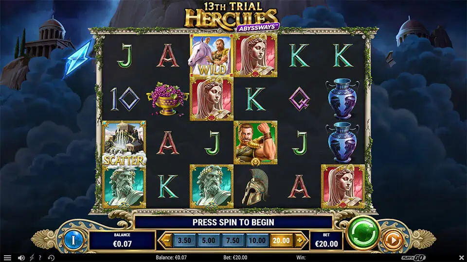 13th Trial Hercules Abyssways slot game preview