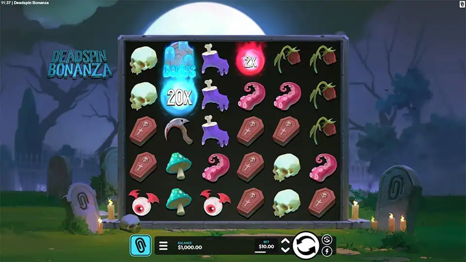 Deadspin Bonanza slot game preview 1