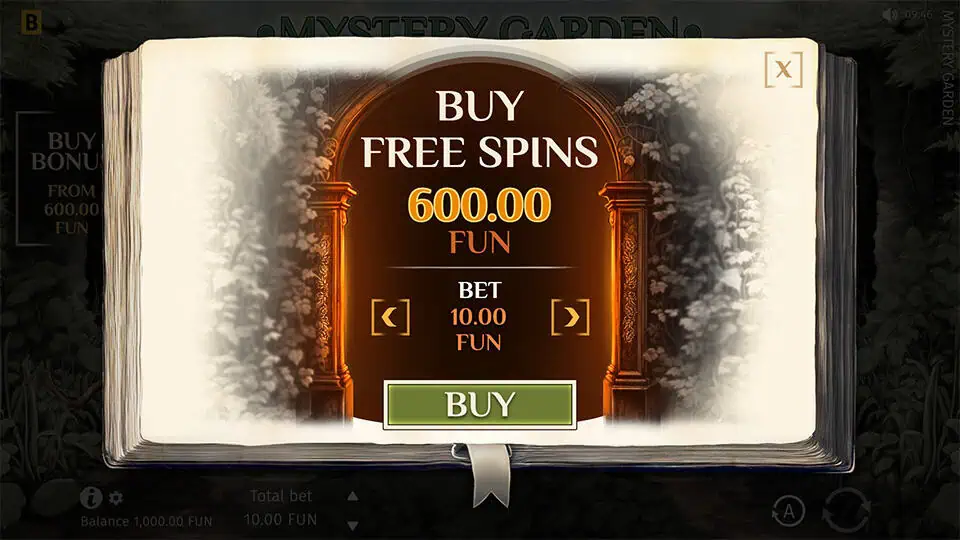 Mystery Garden slot bonus buy