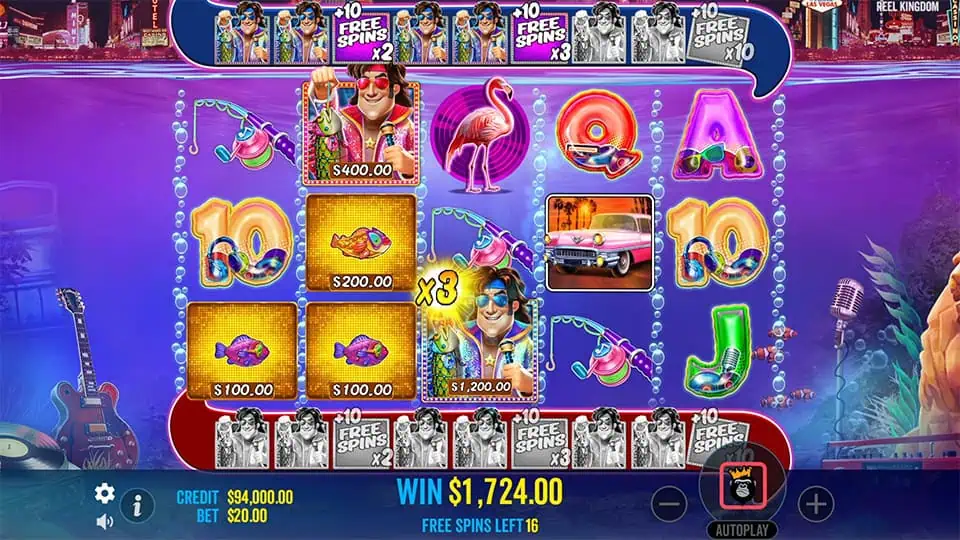 Big Bass Rock and Roll slot feature collector