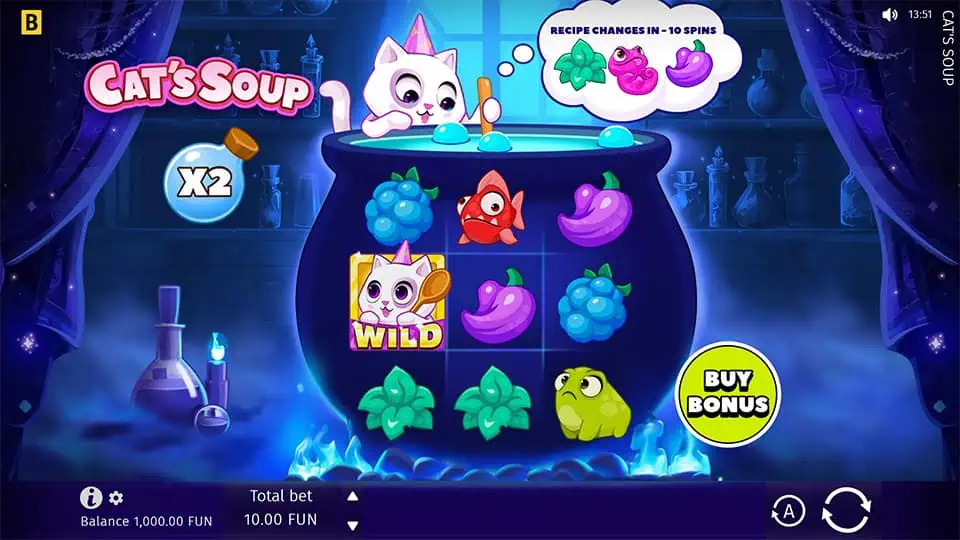 Cats Soup slot game preview 1