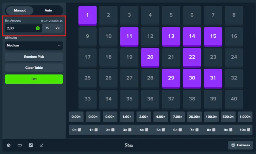 Bonustiime_Stake_Keno_Bet