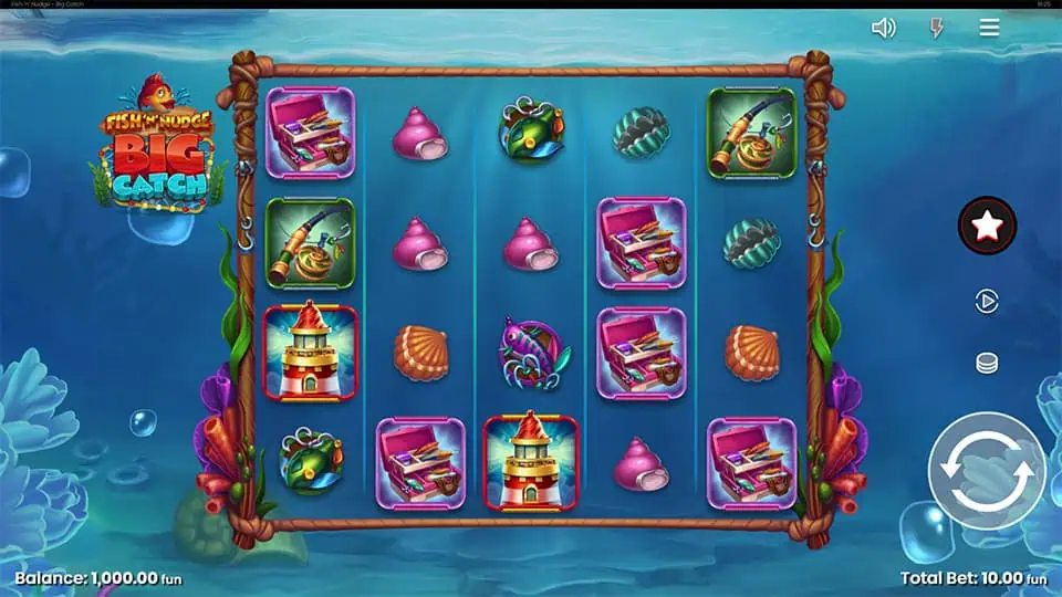 Fish n Nudge Big Catch slot game preview