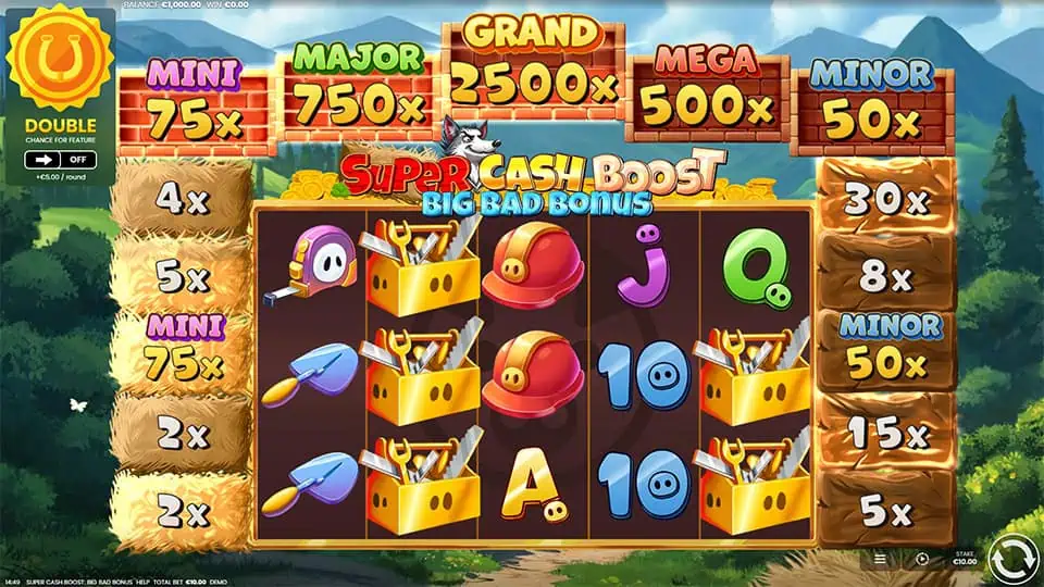 Super Cash Boost Big Bad Bonus slot game preview 1