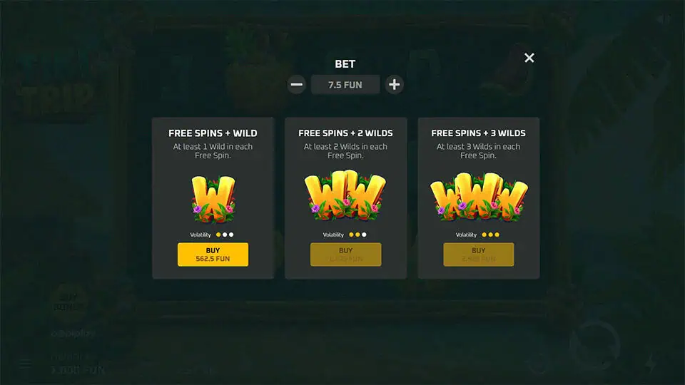 Tiki Trip slot bonus buy