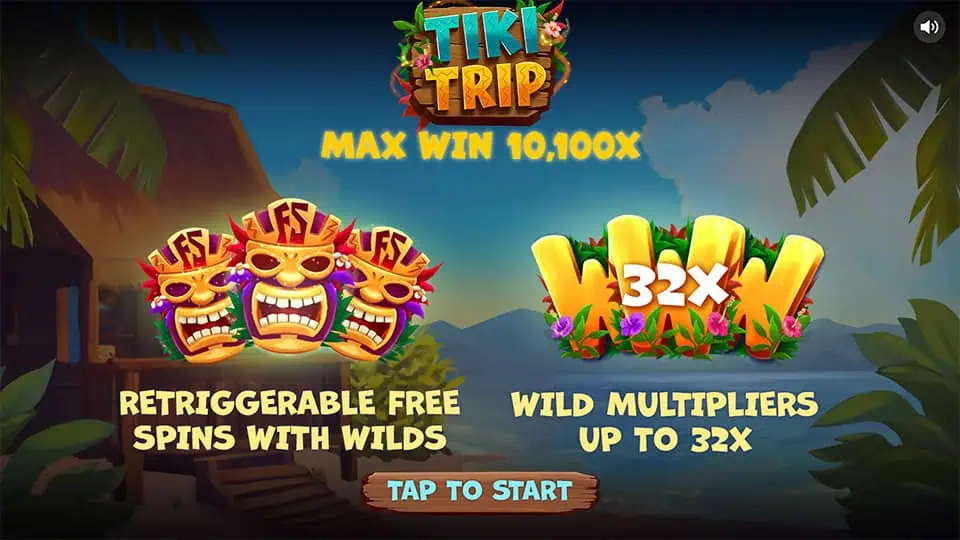 Tiki Trip slot homepage 1