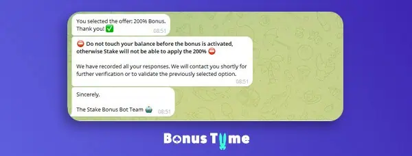 Bonustiime stake 200 percent final step