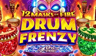 12 Masks of Fire Drum Frenzy slot cover image