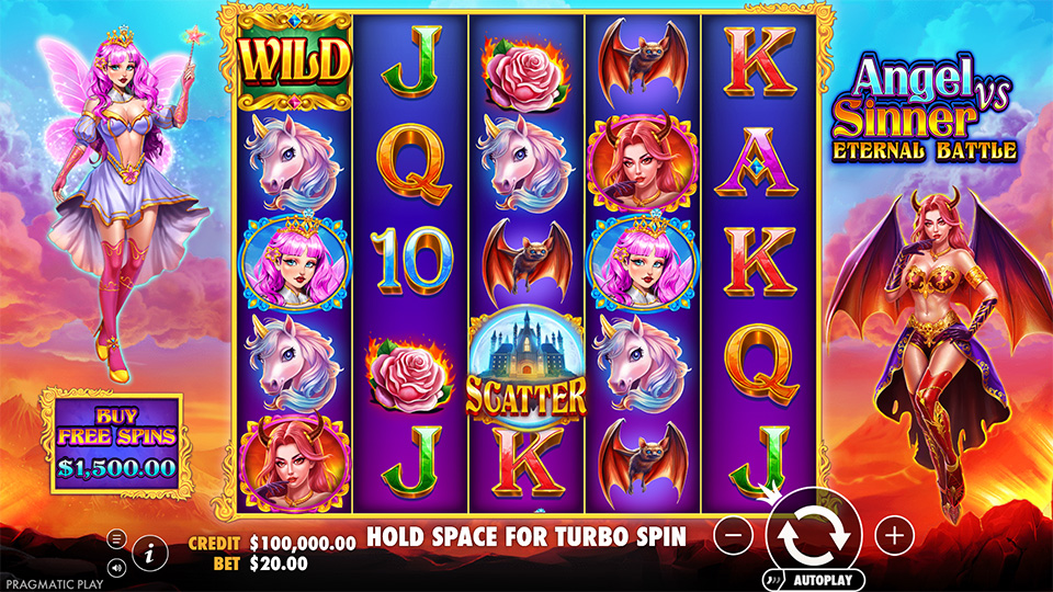 Angel vs Sinner Eternal Battle slot game preview