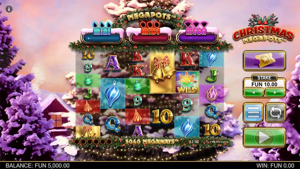 Christmas Megapots slot game preview