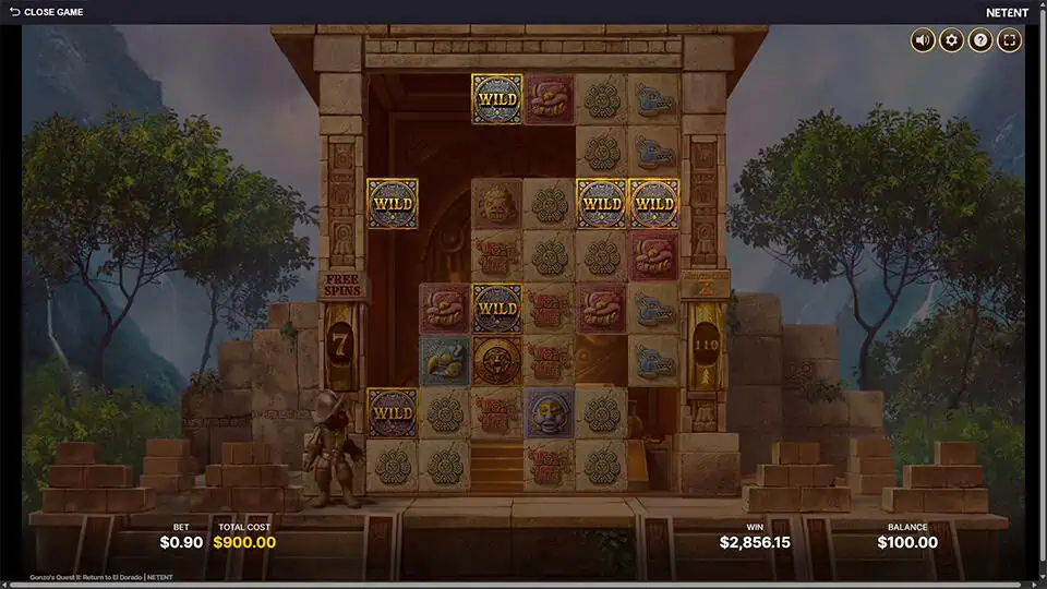 Gonzos Quest 2 slot feature wild rubis 1