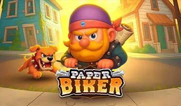Paper Biker slot cover image