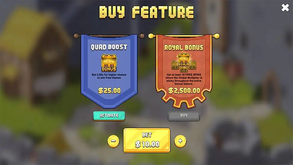 Pixel Castle slot bonus buy
