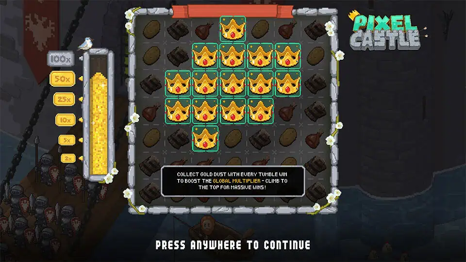 Pixel Castle slot homepage 1