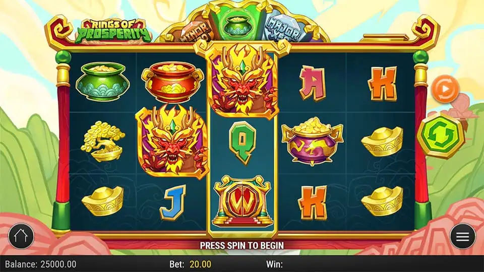 Rings of Prosperity slot game preview