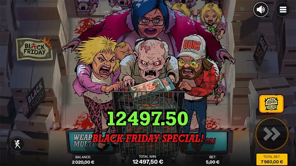 Black Friday slot big win