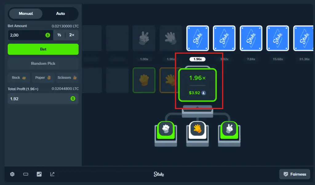 Bonustiime_Stake_Rock_Paper_Scissors_Cashout