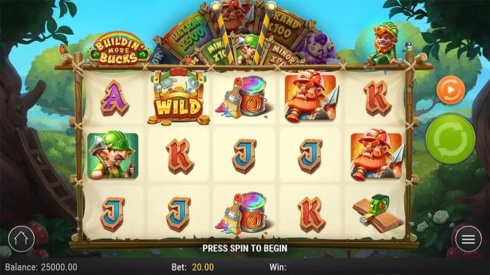 Buildin More Bucks slot game preview 1