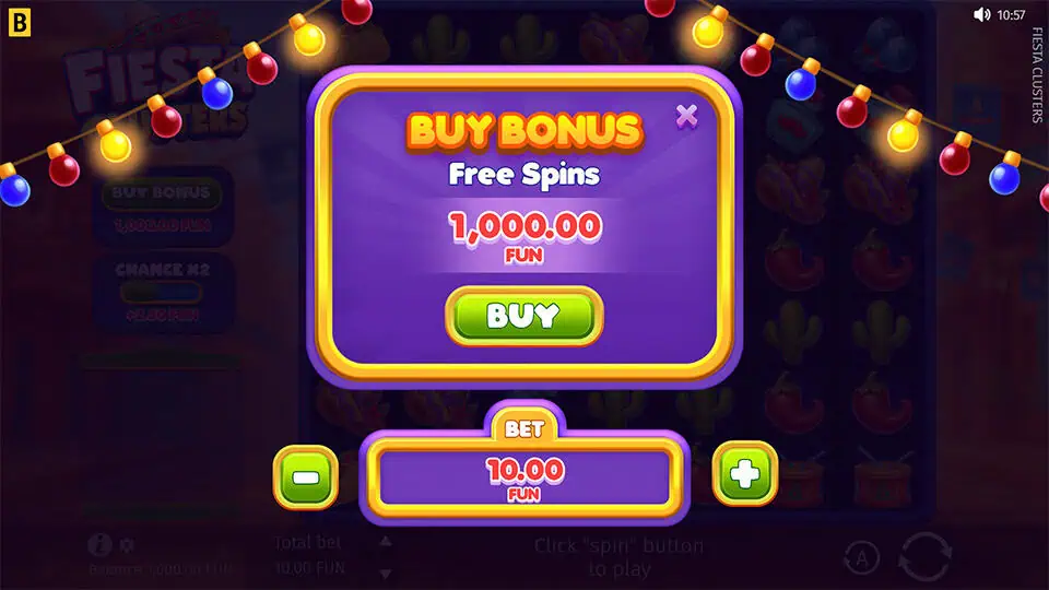 Fiesta Clusters slot bonus buy