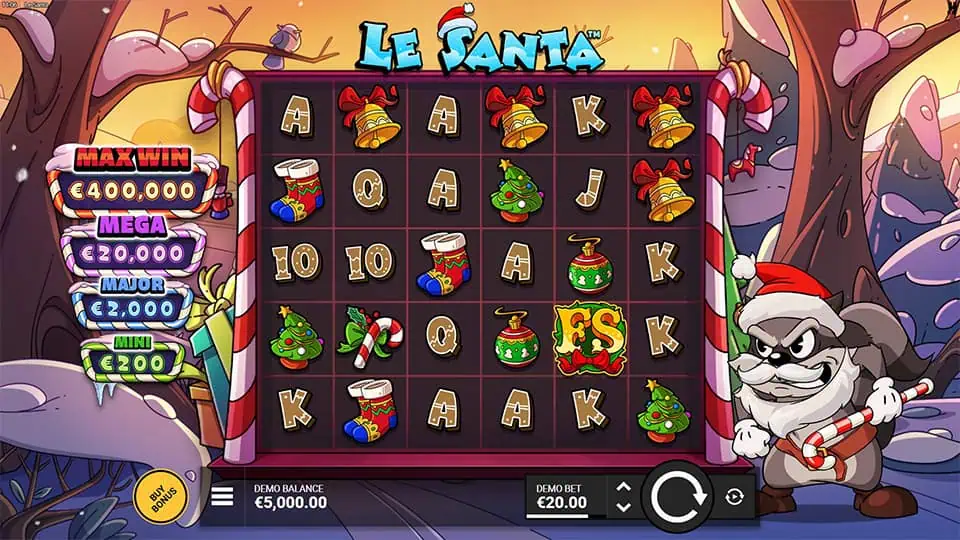 Le Santa slot game preview 1