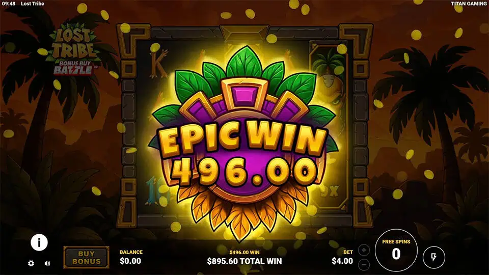 Lost Tribe slot big win