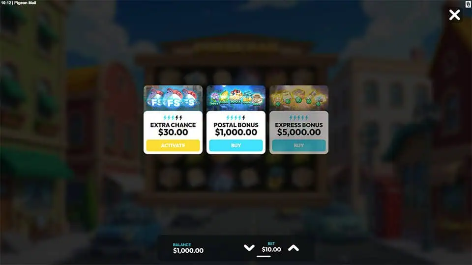 Pigeon Mail slot bonus buy