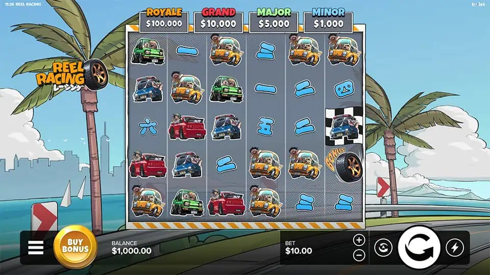 Reel Racing slot game preview 1