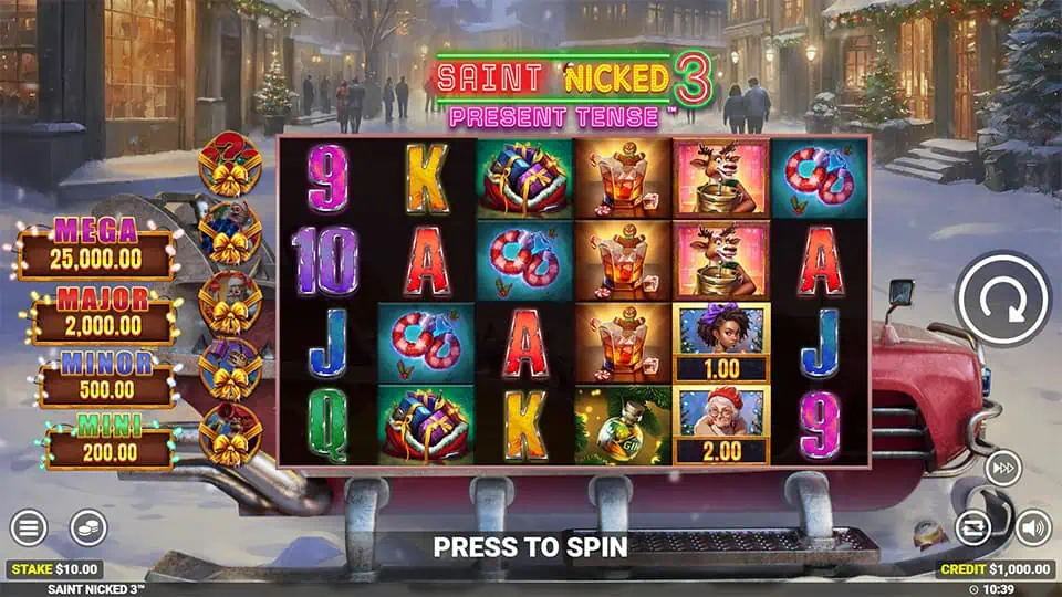Saint Nicked 3 slot game preview 1
