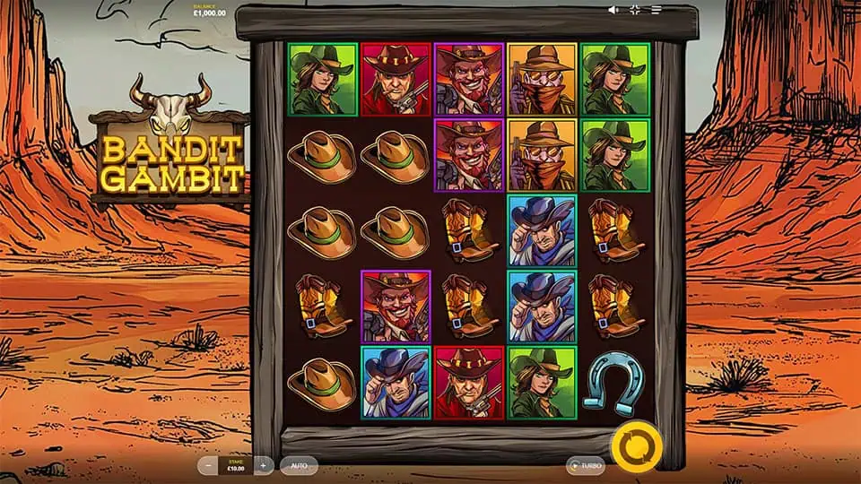 Bandit Gambit slot game preview 1