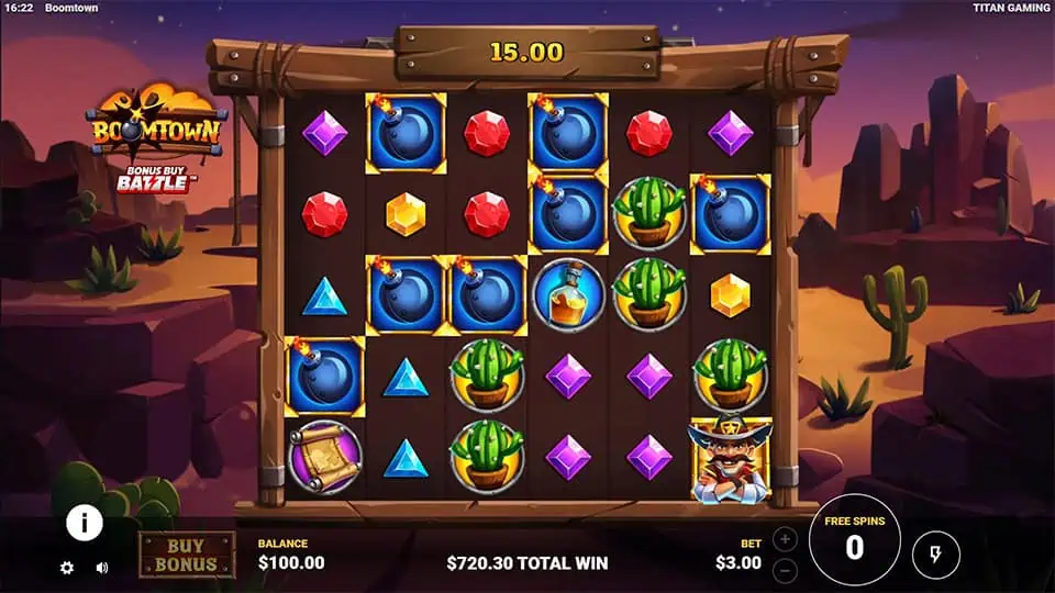 Boomtown slot feature sheriff feature 1