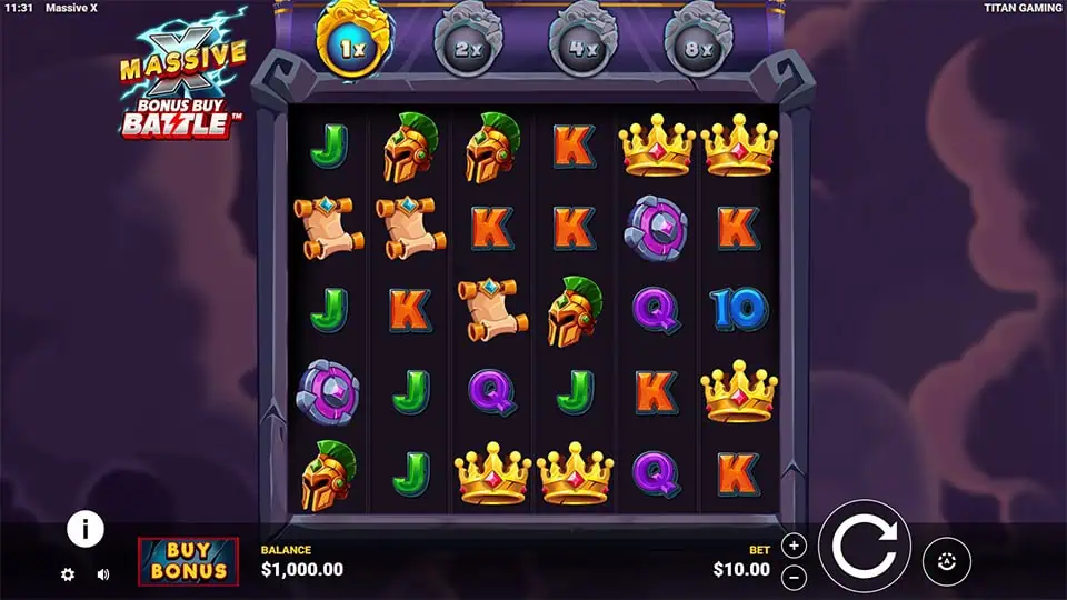 Massive X slot game preview 1