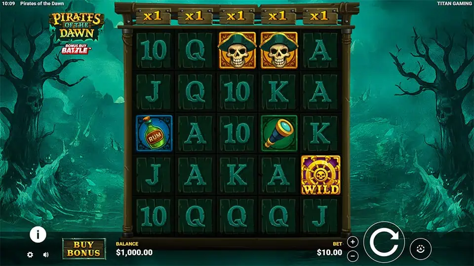 Pirates of the Dawn slot game preview 1