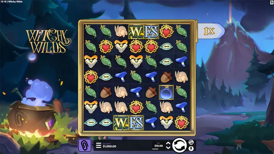Witchy Wilds slot game preview 1