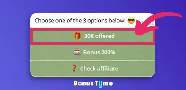 Bonustiime stake 30 euro step 7 1