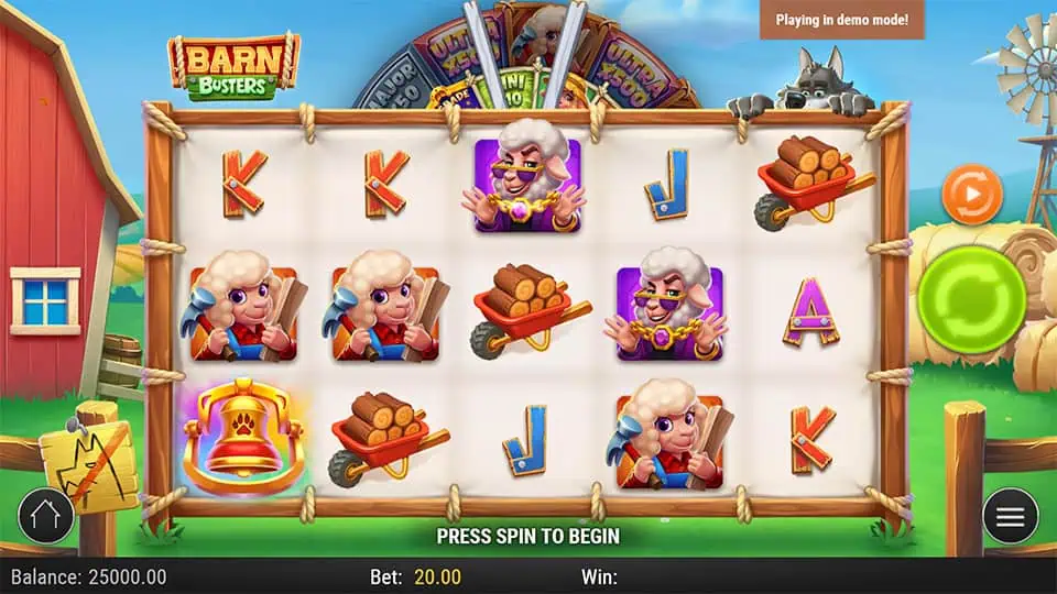 Barn Busters slot game preview