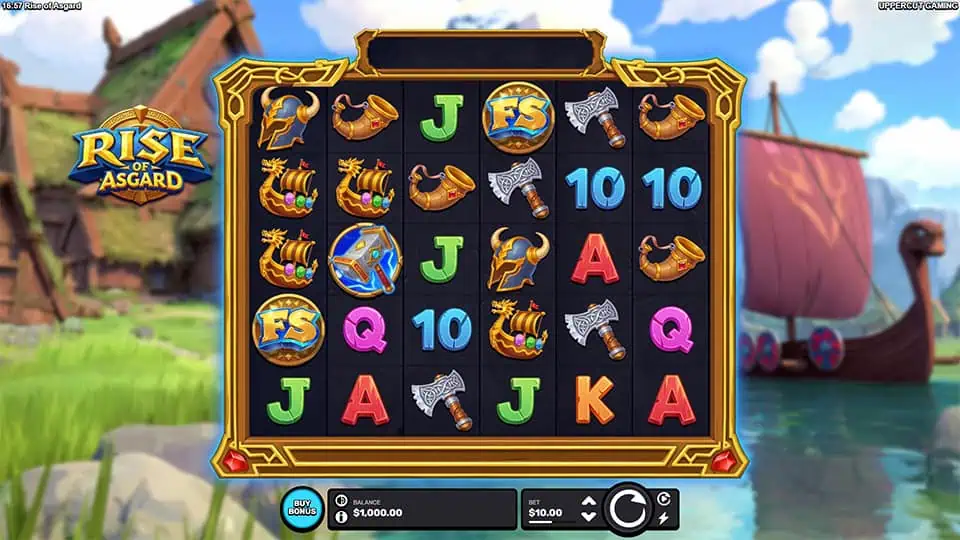 Rise of Asgard slot game preview