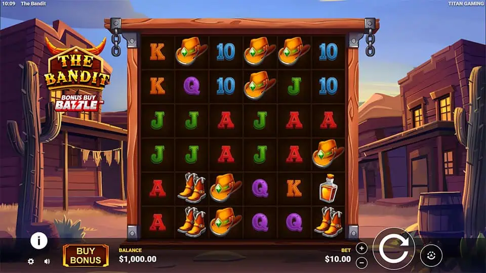 The Bandit slot game preview 1
