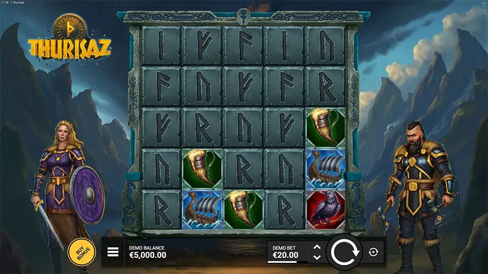 Thurisaz slot game preview