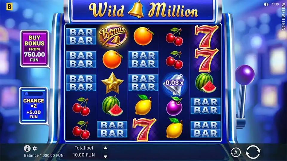 Wild Million slot game preview 1