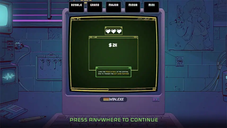 Win.exe slot intro screen 1