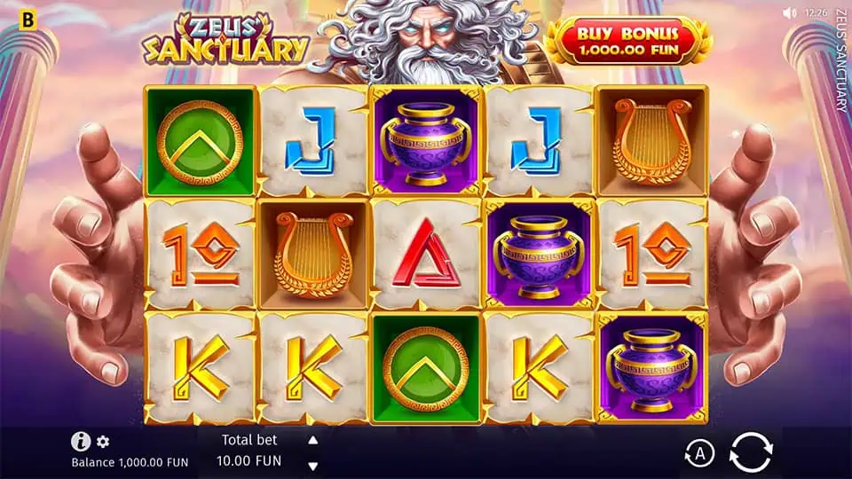 Zeus Sanctuary slot game preview 1