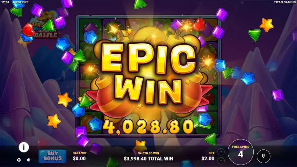 Airstrike slot big win