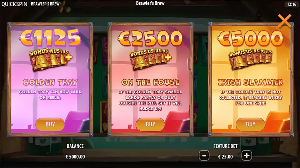 Brawlers Brew slot bonus buy