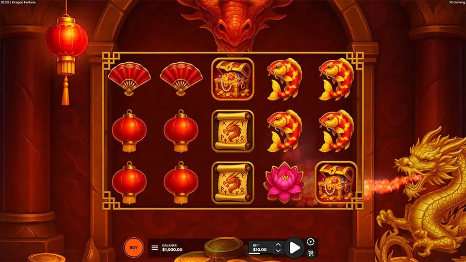 Dragon Fortune slot game preview 1