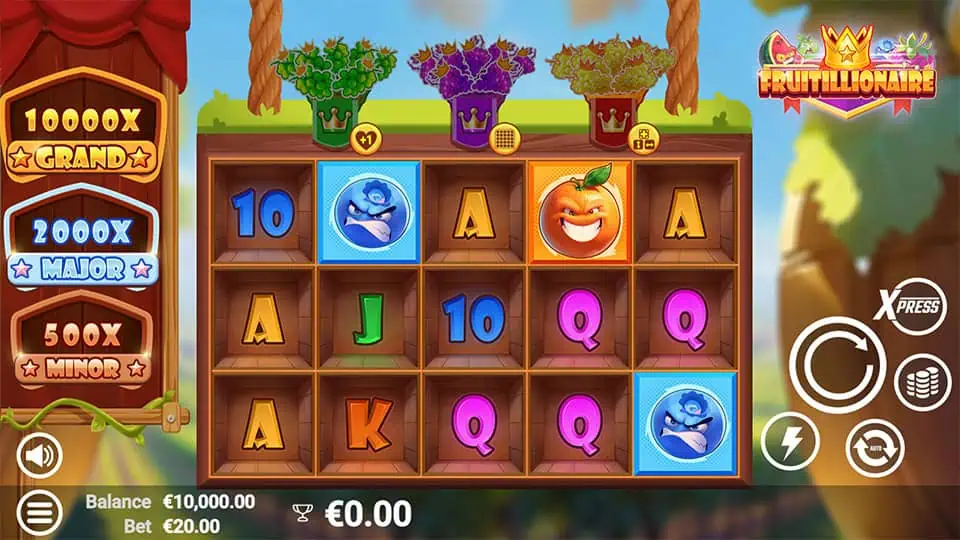Fruitillionaire slot game preview