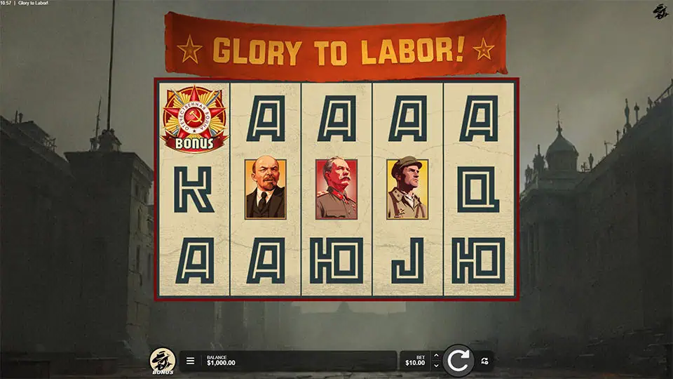 Glory to Labor slot game preview